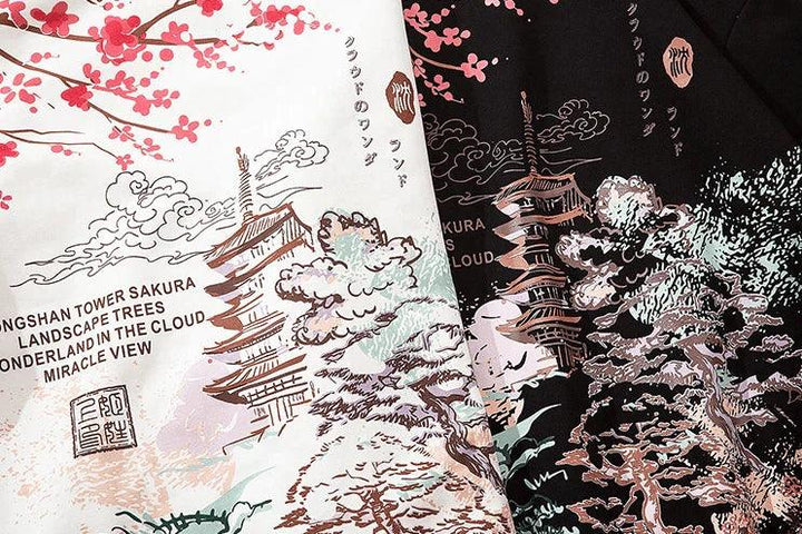 Ginevra | Japanische Landschaft Hoodie