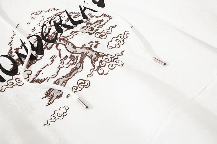 Ginevra | Japanische Landschaft Hoodie