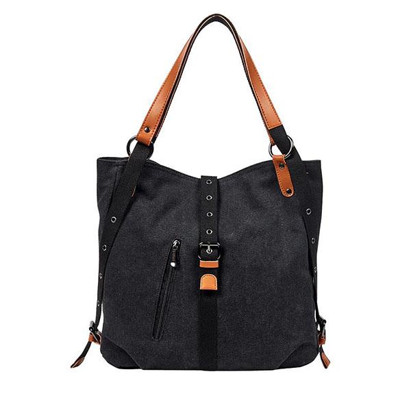 Hakodate | Große Retro Schultertasche