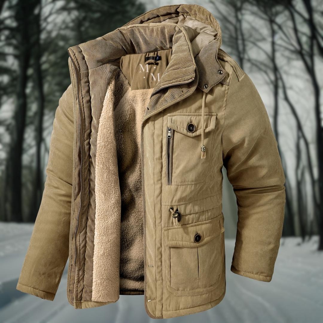 Jaxson | Warme Herren-Winterjacke mit Kapuze