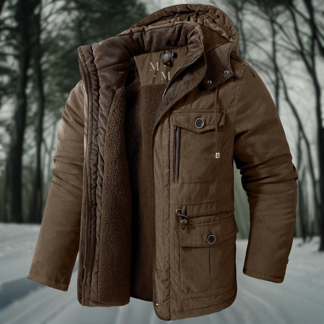Jaxson | Warme Herren-Winterjacke mit Kapuze