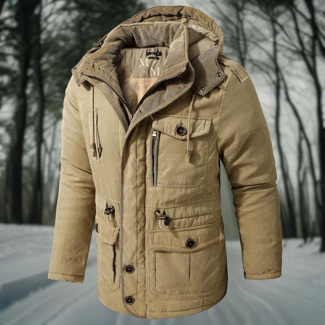 Jaxson | Warme Herren-Winterjacke mit Kapuze
