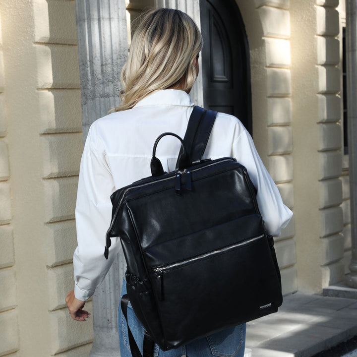 Surat | Großer Wickelrucksack PU-Leder