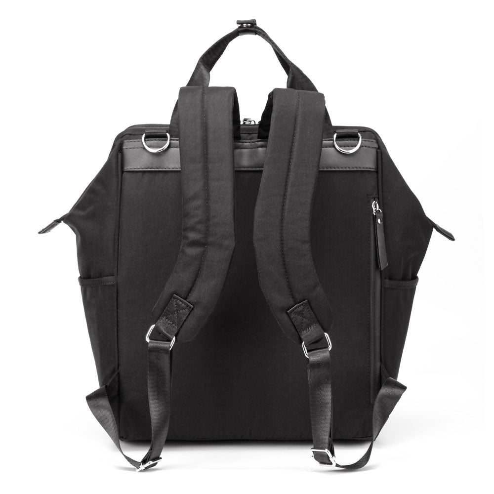 Avarua | Schwarzer Organizer‑Rucksack