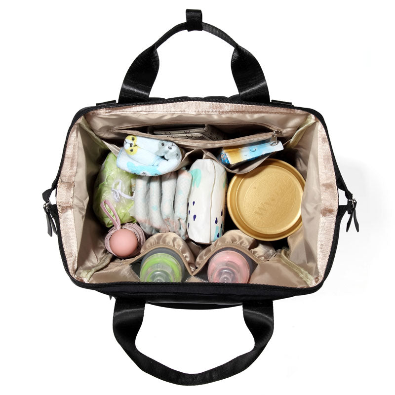 Avarua | Schwarzer Organizer‑Rucksack