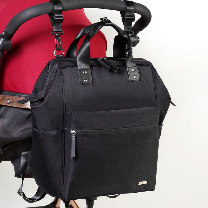 Avarua | Schwarzer Organizer‑Rucksack