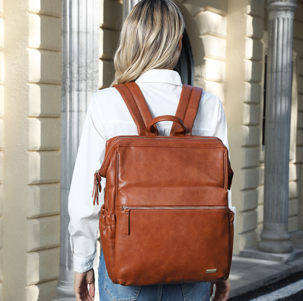 Surat | Großer Wickelrucksack PU-Leder