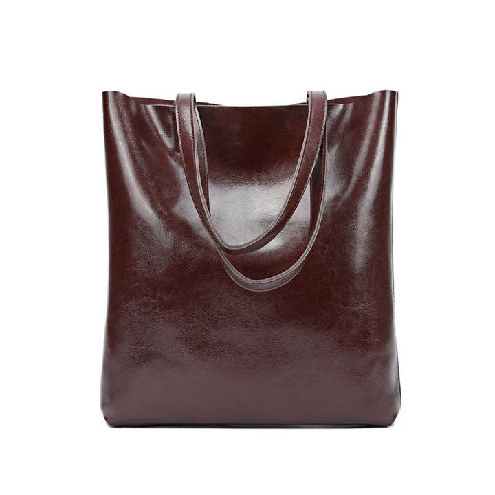 Patna | Minimalistische Leder‑Tote für Alltag