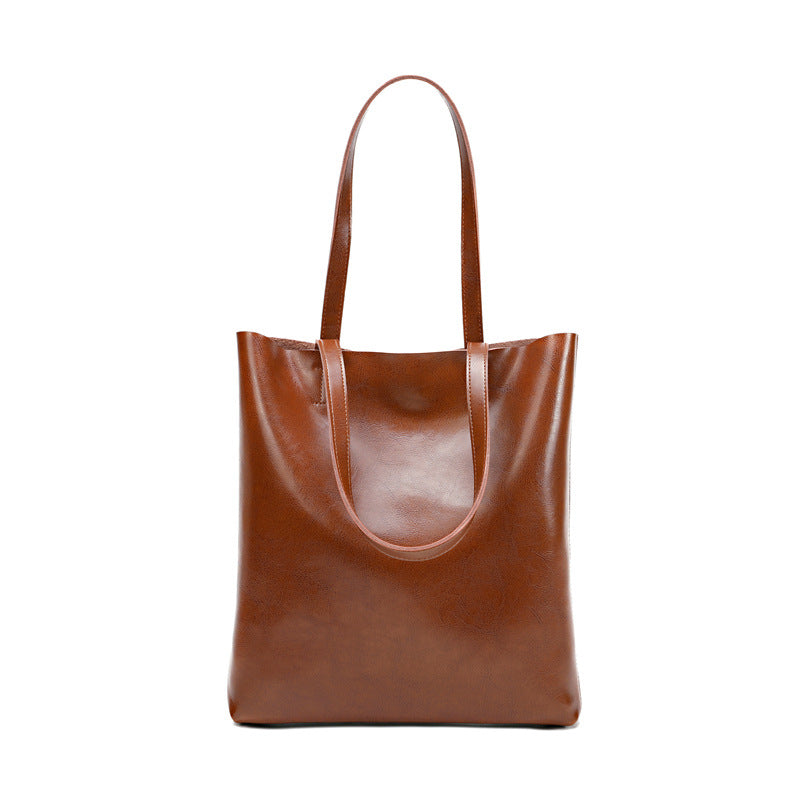 Patna | Minimalistische Leder‑Tote für Alltag