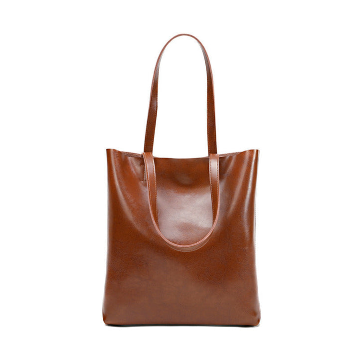 Patna | Minimalistische Leder‑Tote für Alltag