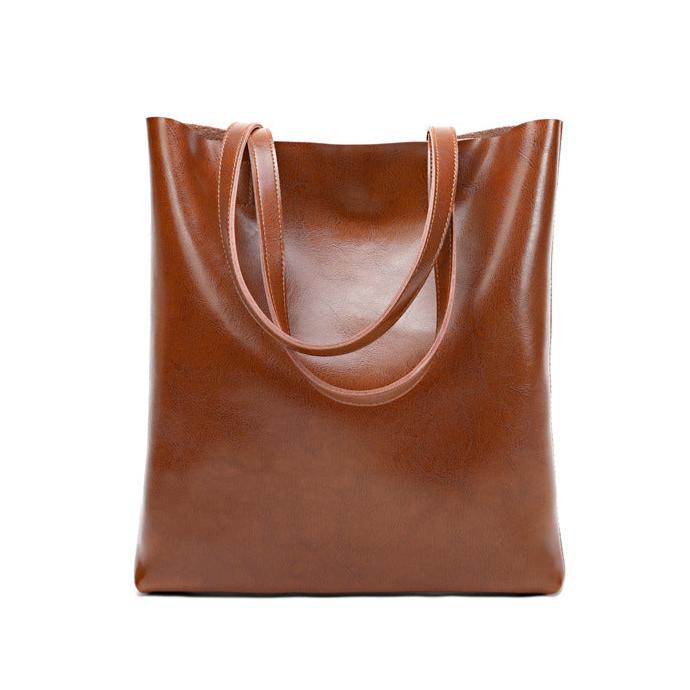 Patna | Minimalistische Leder‑Tote für Alltag