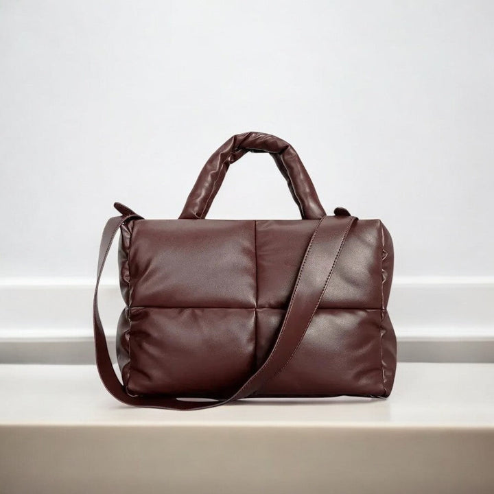 Erfurt | Braune Puffer Schultertasche