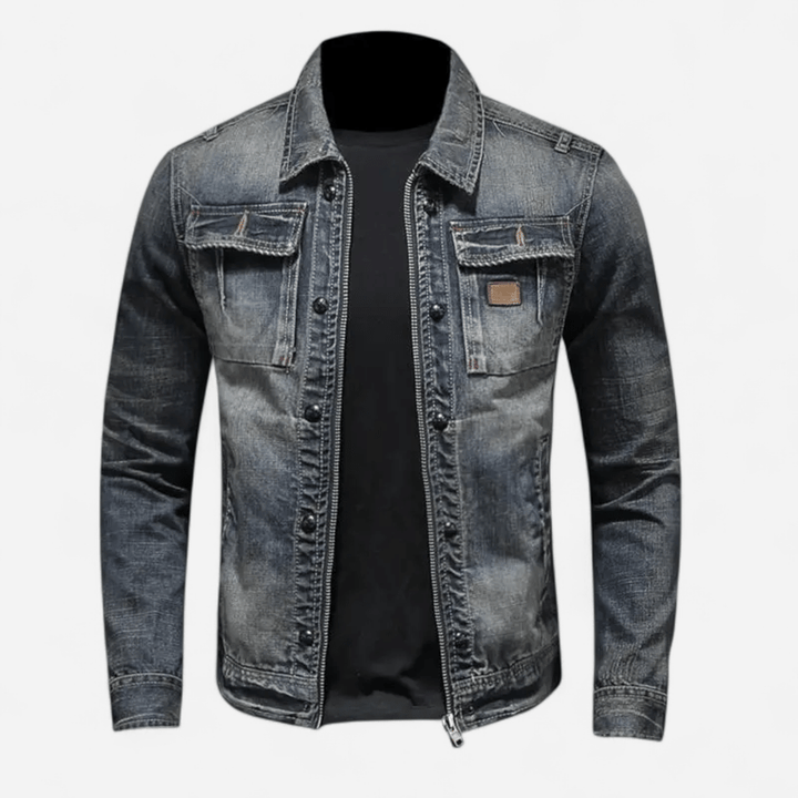 Andres | Retro Denimjacke im Vintage-Stil