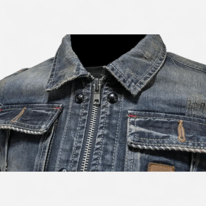 Andres | Retro Denimjacke im Vintage-Stil