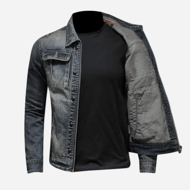 Andres | Retro Denimjacke im Vintage-Stil