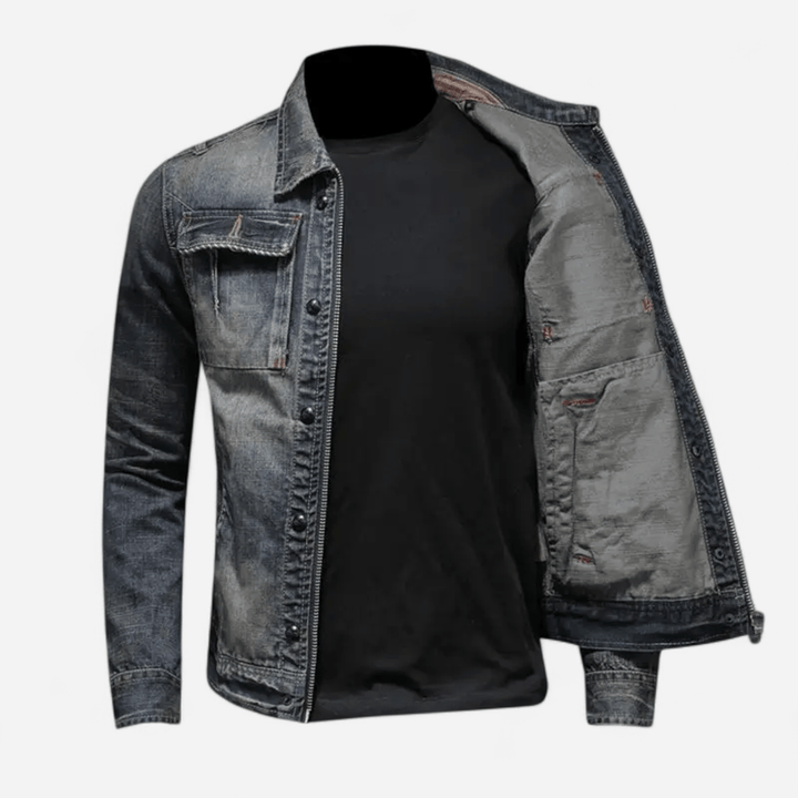 Andres | Retro Denimjacke im Vintage-Stil