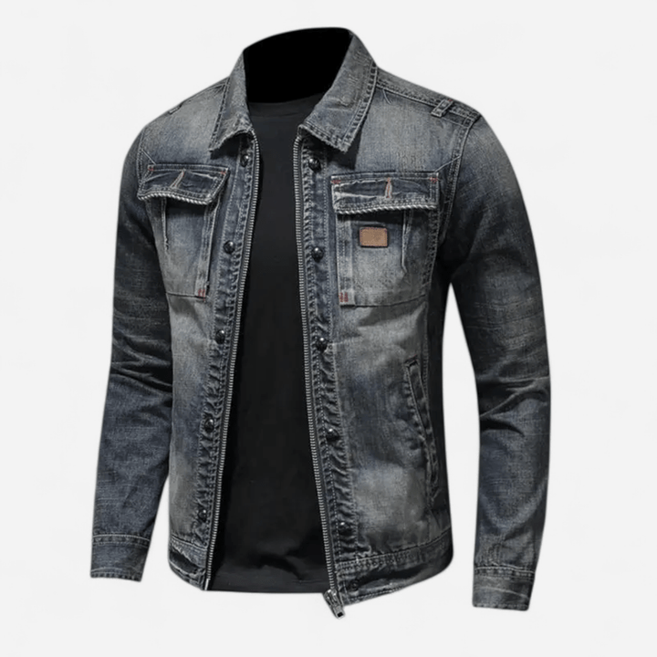 Andres | Retro Denimjacke im Vintage-Stil