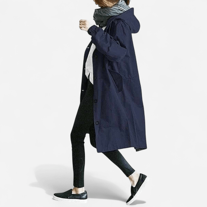 Aurivelle | Eleganter wasserabweisender Trenchcoat