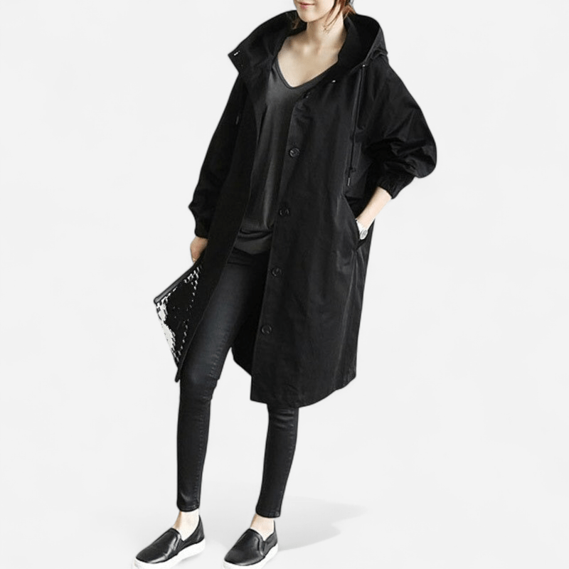 Aurivelle | Eleganter wasserabweisender Trenchcoat