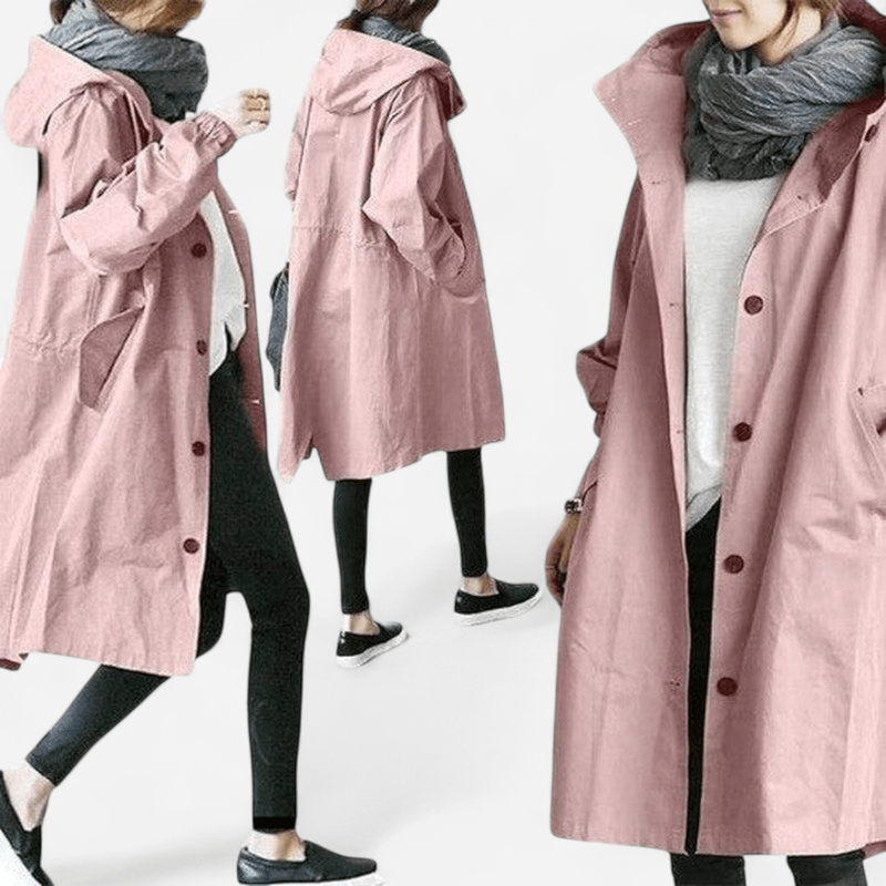Aurivelle | Eleganter wasserabweisender Trenchcoat