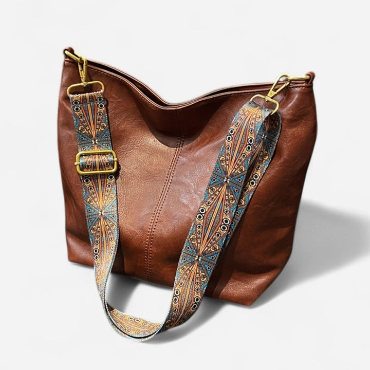 Ilulissat | Elegante Lederhandtasche mit Fächern