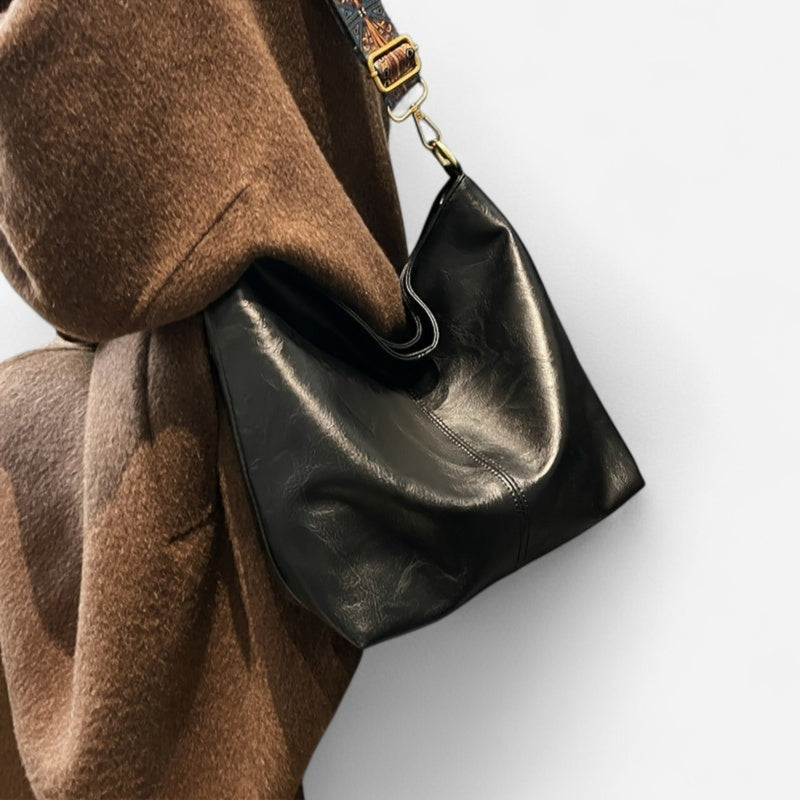 Ilulissat | Elegante Lederhandtasche mit Fächern