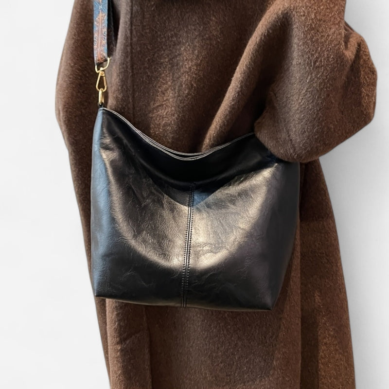 Ilulissat | Elegante Lederhandtasche mit Fächern