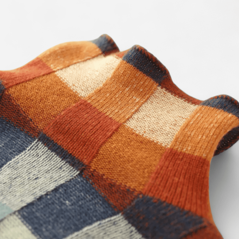 Vionna | Eleganter Patchwork-Pullover