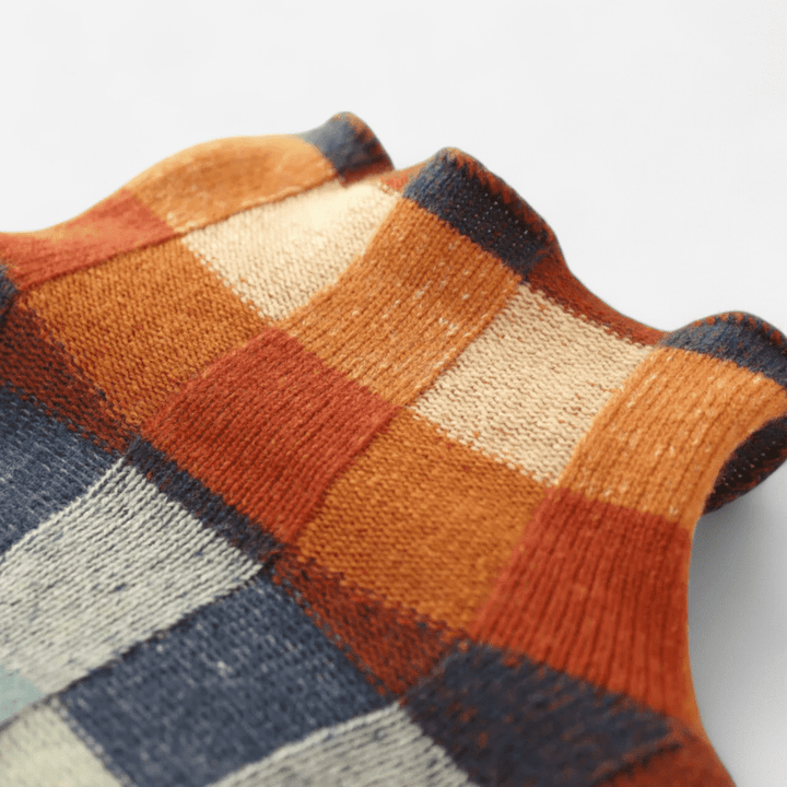 Vionna | Eleganter Patchwork-Pullover