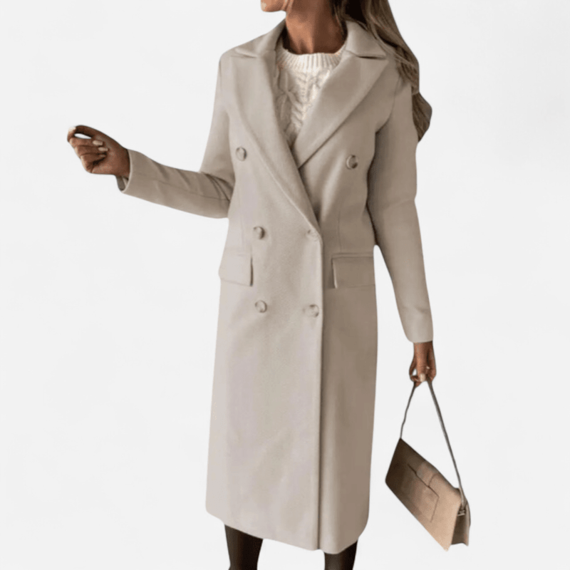 Venoriah | Eleganter Wolltrench für Damen