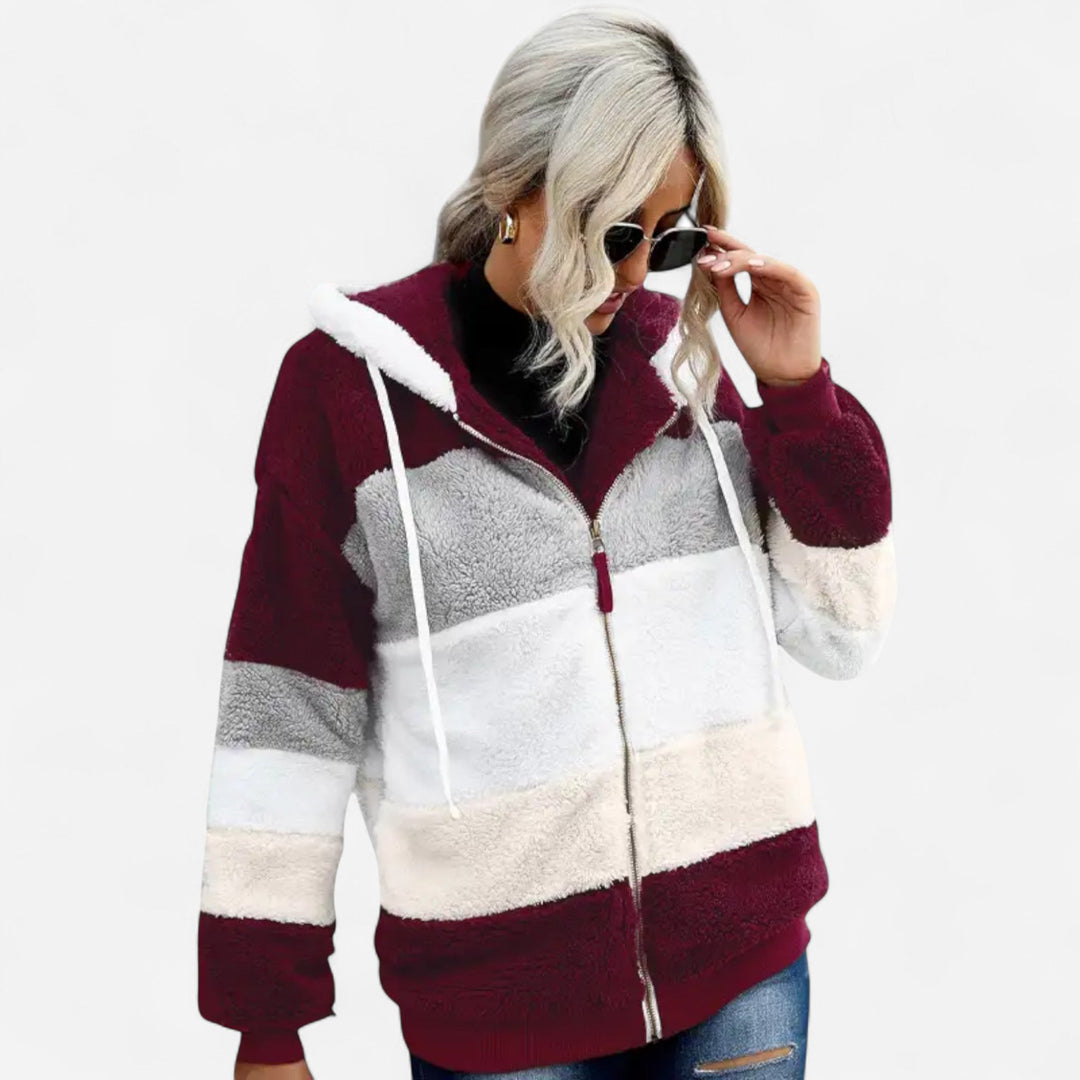 Tyrella | Elegante Fleece-Strickjacke für Damen