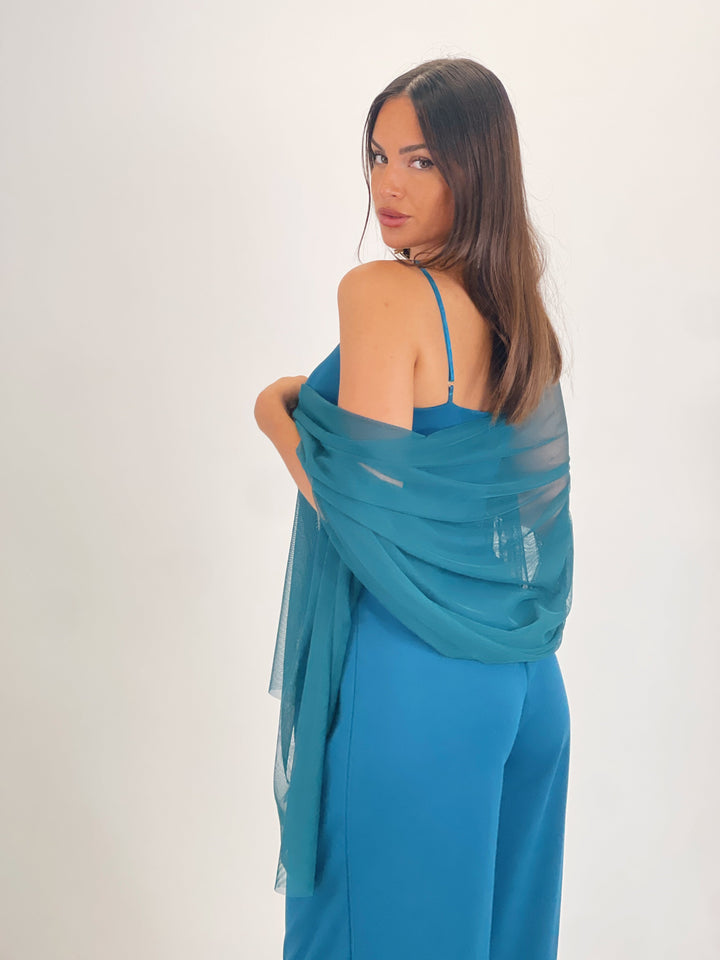 Ivanya | Krepp-Overall mit Abnähern