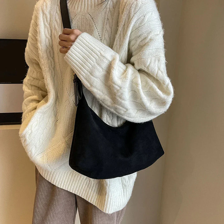 Zürich | Velours Handtasche für Stilbewusste