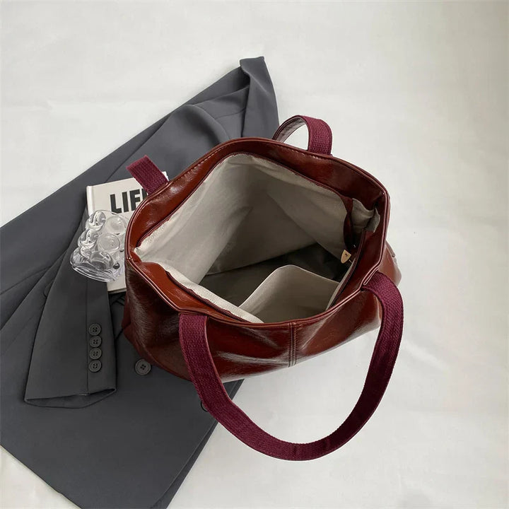 Wellington | Elegante Einkaufstasche PU-Leder