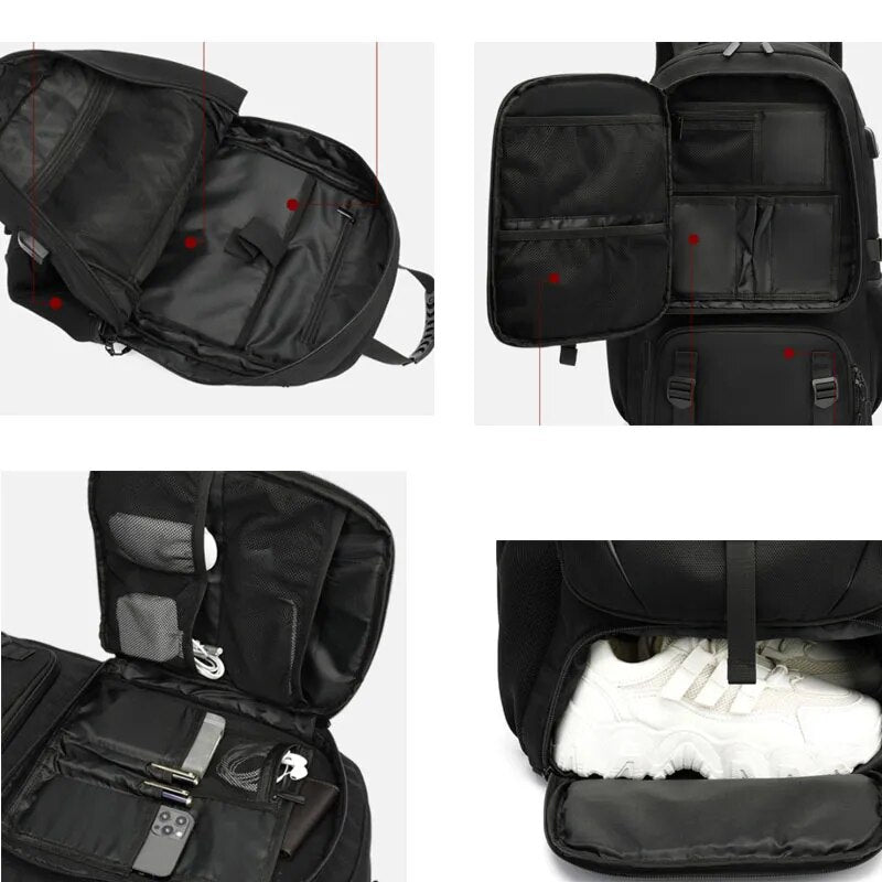 Solingen | XXL Trekking Rucksack mit USB