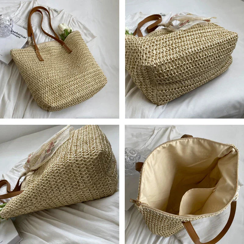 Sydney | Elegante Strohsommer‑Cabas