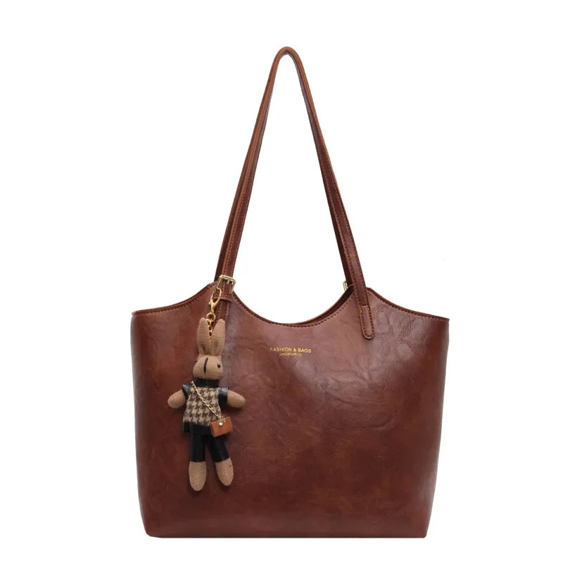 Isfahan | Strukturierter Leder Shopper mit Charme