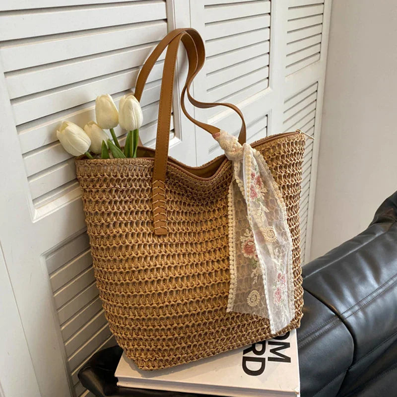 Sydney | Elegante Strohsommer‑Cabas