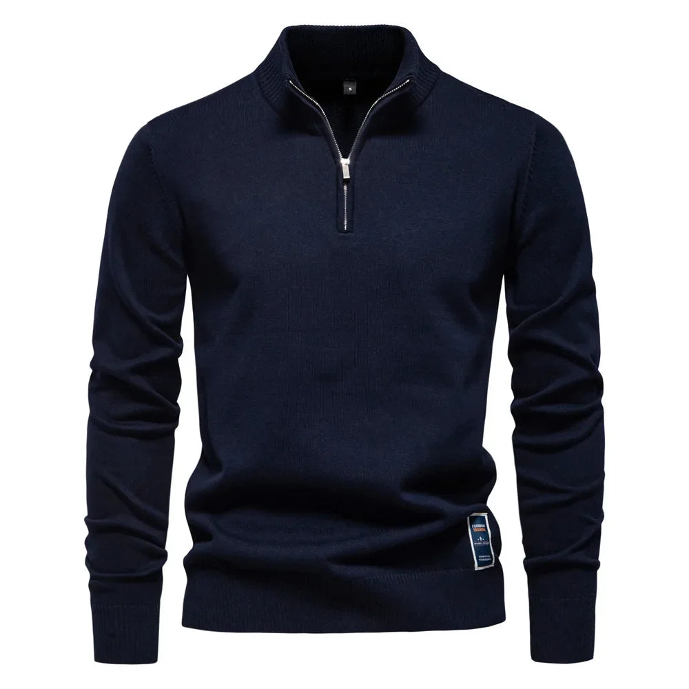 Alverado | Klassischer Herren-Quarter-Zip-Pullover