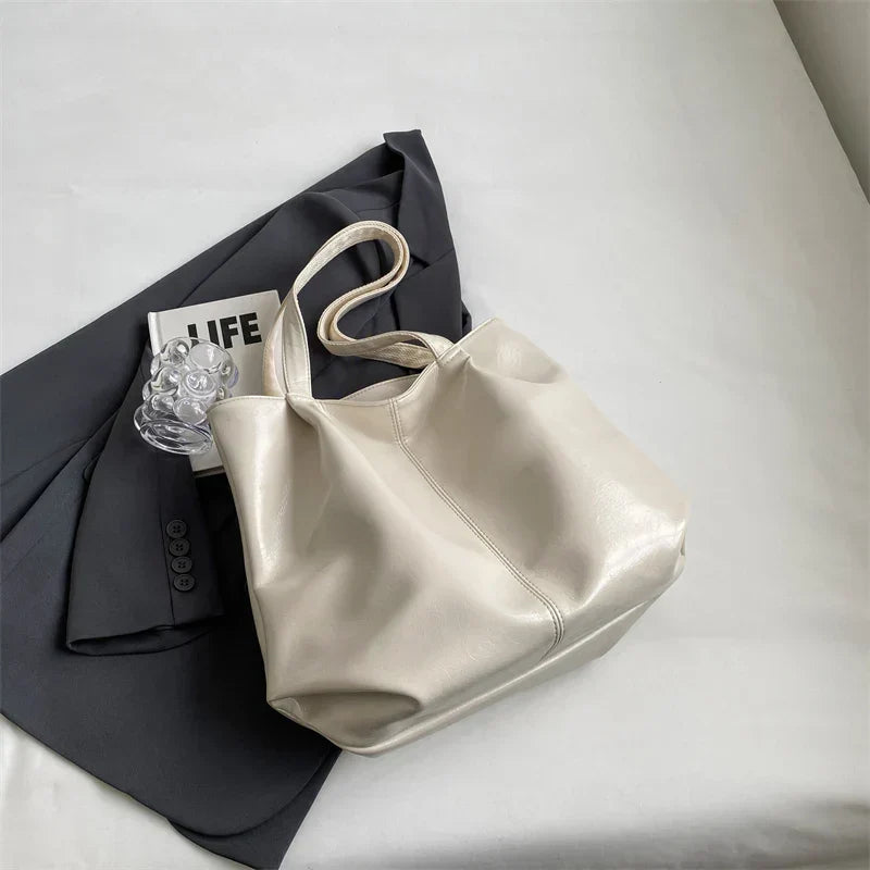 Wellington | Elegante Einkaufstasche PU-Leder