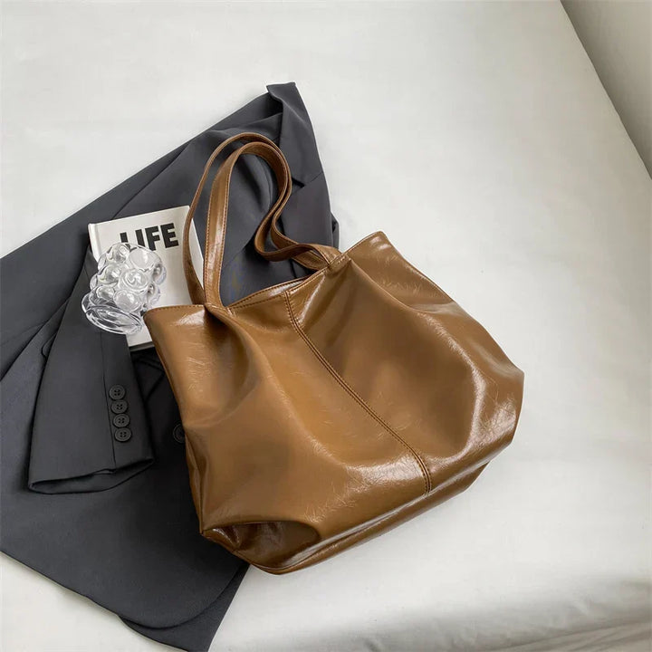 Wellington | Elegante Einkaufstasche PU-Leder