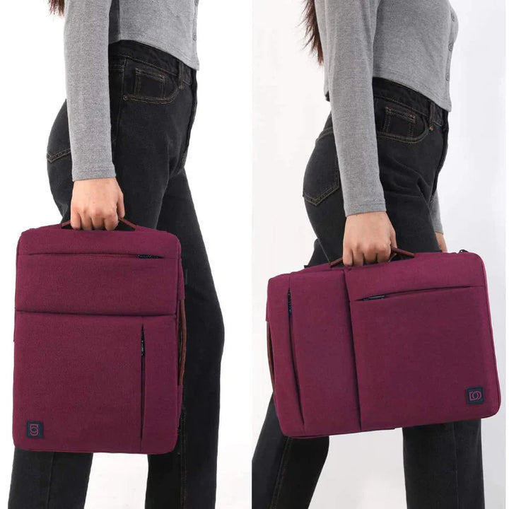 Kigali | Convertible Umhänge‑Laptop‑Tasche Grau