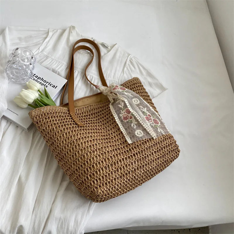 Sydney | Elegante Strohsommer‑Cabas