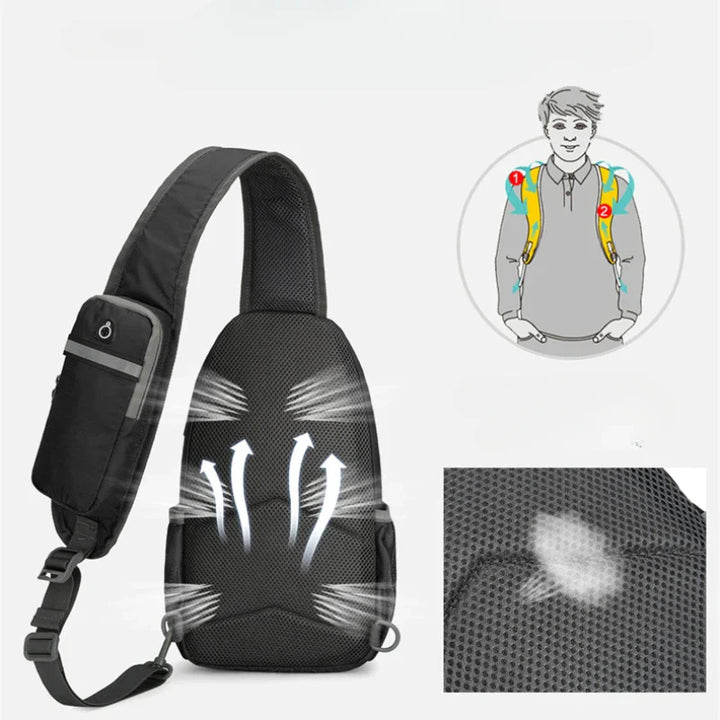 Braunschweig | Anti-Diebstahl Wasserfeste Crossbody Tasche