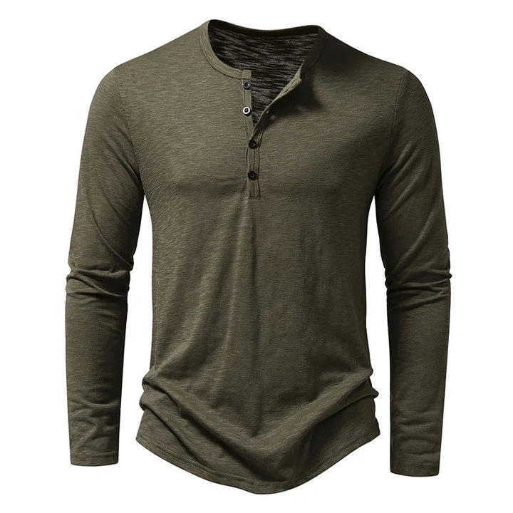 Elric | Langarm Henley-Shirt Herren