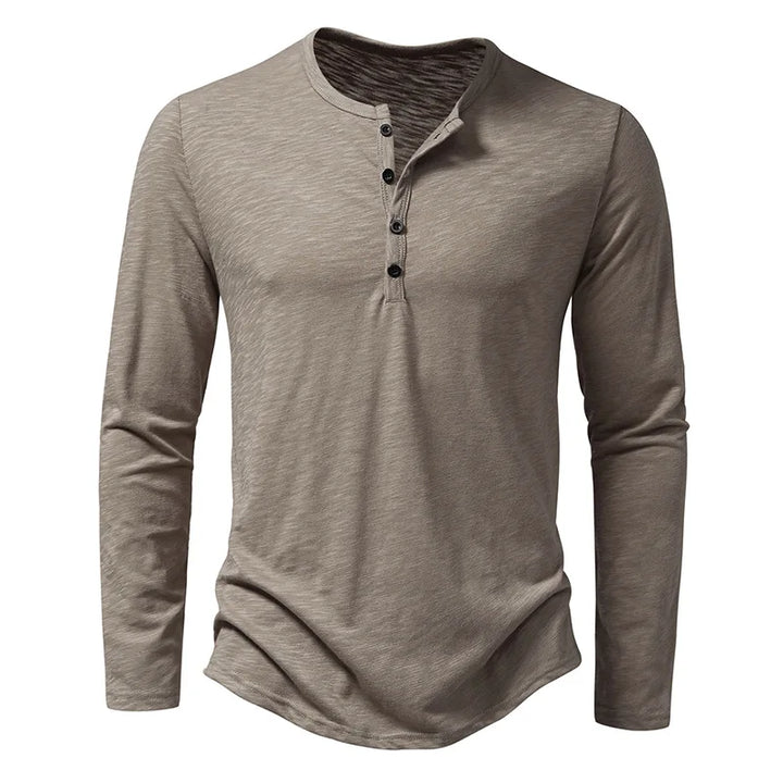 Elric | Langarm Henley-Shirt Herren