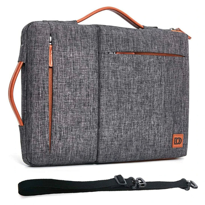 Kigali | Convertible Umhänge‑Laptop‑Tasche Grau