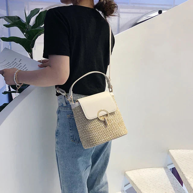 Kuala Lumpur | Sommerlicher Strohsack für Damen