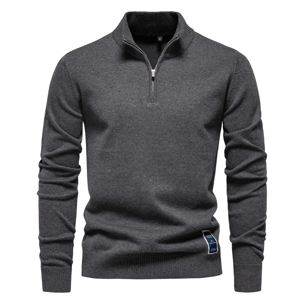 Alverado | Klassischer Herren-Quarter-Zip-Pullover