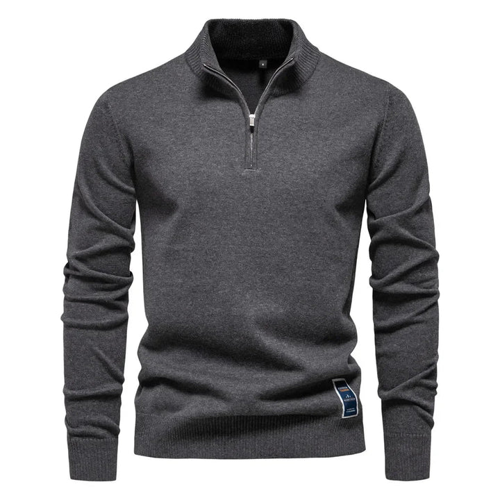 Alverado | Klassischer Herren-Quarter-Zip-Pullover
